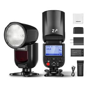 10103060 Neewer Z1-n Round Head Flash Speedlite For Nikon Dslr Cameras