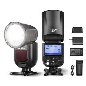 66601351 Neewer Z1-n Ttl Round Head 1/8000s Hss Flash Speedlite For Nikon Dslr Cameras