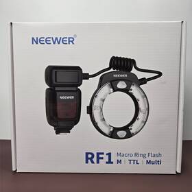 Rf1-c Neewer 76ws 5600k Gn15 E-ttl Ii Marco Ring Flash Light Speedlite For Canon Rf1-c Neewer 76ws 5600k Gn15 E-ttl Ii Marco Ring Flash Light Speedlite For Canon