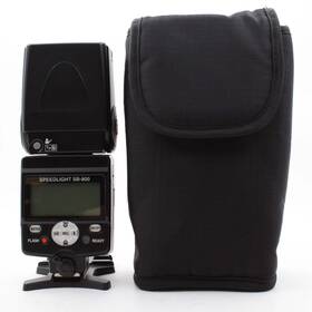 05080250167jm Nikon Used As Is Speedlight Sb-800 Shoe Mount Flash With Case