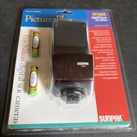 Nikon 090729100396 Sunpak Pf30x Picturesplus Digital Flash For Slr Camera New