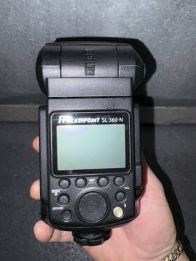 Sl-360-n Nikon Flashpoint Speedlite Flash Off-camera Cord Tested Works Clean Ttl