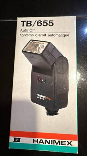 Tb655 Nikon Hanimex Auto Thyristor Flash For Canon Pentax