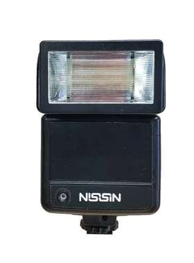 340t Nisisin Universal Shoe Mount Camera Flash Swivel Head Vintage