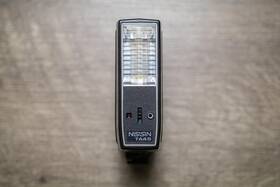 Ta45 Nissin Automatic Electronic Flash Shoe Mount Mint In Box Tested And Works