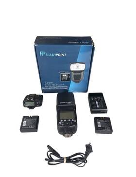 Fplfzl20 Olympus Flashpoint Zoom Li-on Mini Ttl R2 Flash For Panasonic Tested