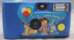 One Time Use 074101018912 Dora The Explorer Onetime-use Camera 35mm Rare Nick Jr. Flash Untested