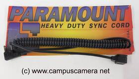 17hs6c Paramount Household To Hot Shoe #hs-6c - Coiled Pc Cable / Cord