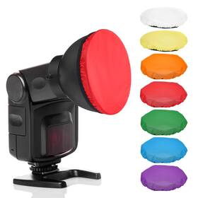Pta250228tt002966jp Patikil 7.1 Inch X Soft Mini Flash Diffuser Cap 7 Pack Universal Elastic Diff