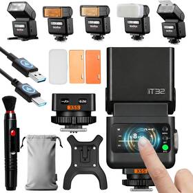 It32 Photo Equipment Co. Ltd. 744759878922 Ttl Camera Flash With X5s Trigger For Sony Cameras Magnetic Hotshoe &