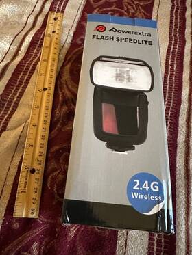 X001u24w7z Powerextra Flash Speedlite 2.4g Wireless Complete. Great Value