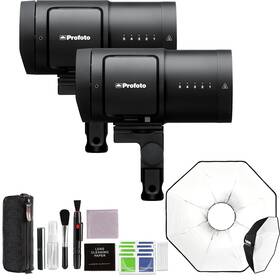 Profoto 810170424472 B20 Ocf Flash Head Duo Kit With 24 Inch White Beauty Dish And Accessories