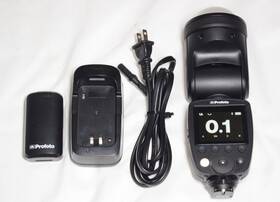 901232us Profoto A10-air Ttl-s Camera Flash Light For Sony With Two Batteries And Charger