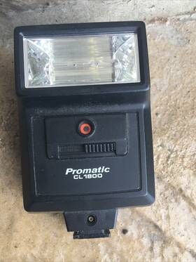 Cl1800 Promatic Flash Automatic Model For Camera Vintage Black Working