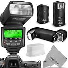 Psmf5514 Photo Supplies Professional Shoe Mount Flashes Kit Wireless Trigger Set