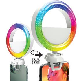Relaunch Aggregato 092733295693 Dual Sided Clip-on Light With Camera Mount White - Rgb