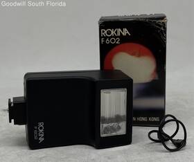 F602 Rokina F 602 Black Portable Wide Angle Computerized Electronic Camera Flash Gun F602 Rokina F 602 Black Portable Wide Angle Computerized Electronic Camera Flash Gun
