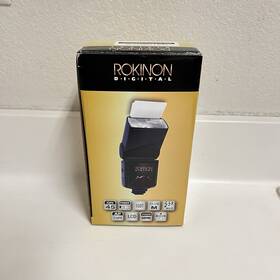 D980afz-op Rokinon Digital Ttl Power Zoom Flash For Canon Black