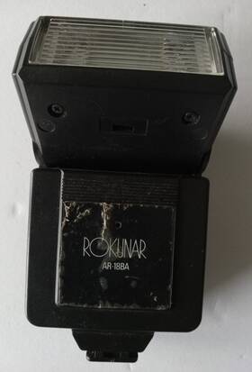 Ar-18ba Rokunar Flash Unit Swivel Tested Working