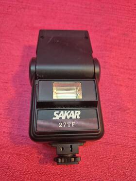 27tf Sakar Camera Flash Hot Shoe Manual Thyristor Tested Working