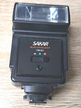 78md Sakar Multi-dedicated Electronic Flash Unit Flim Camera Light Adjustable