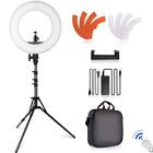 Sat080fbaus Samtian Led Ring Light Inches Youtube Dimmable Lighting Kit With