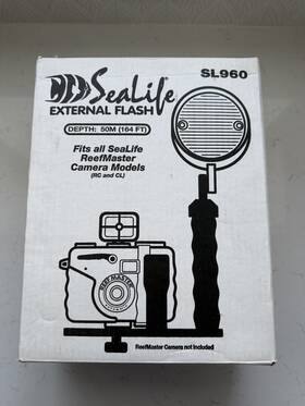 Sl960 Sealife 077068419600 External Flash Fits All Reefmaster Camera Mocels Rc And Cl