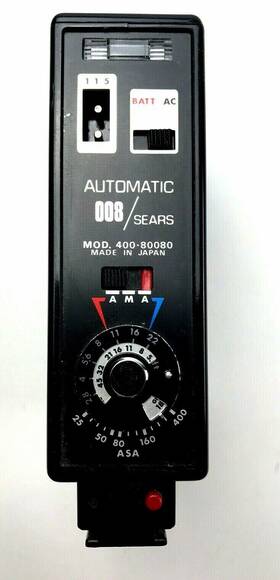 400-80080 Sears Automatic 008 Flash Speed Light Slr Cameras Mod. Japan