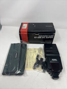 Sigma 085126919504 Excellent Ef 500 Dg Super Flash For Nikon Bonus A3