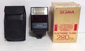 280pa Sigma Electronic Flash With Case Made In Japan Ln Box No Signs Of Use
