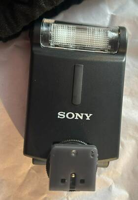 Hlv-f20m Sony External Flash Module For Cameras