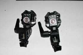 200085 Spiratone Lot 2 Bank Maker Light Stand Adapter With Ps-35 Tri Flash Slave