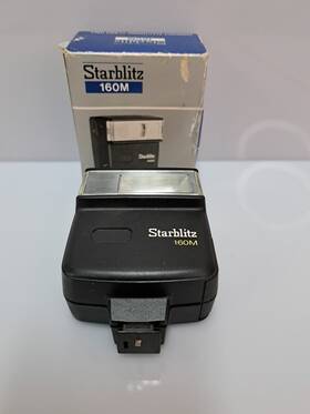 160m Starblitz Compact Electronic Flash Unit Untested Fuji Koeki Corp