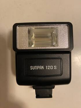 120s Sunpak Electronic Camera Flash Unit Attachment