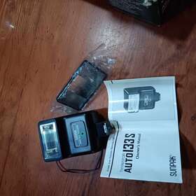 133s Sunpak Vintage Automatic Electronic Flash Model Auto Thyristor With Tele-kit