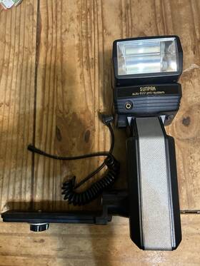 2330a Sunpak Auto 622 Pro-system Handle Mount Flash For Film