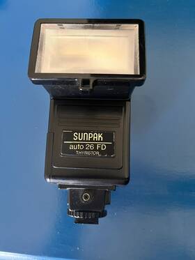 26fd Sunpak Auto Thyistor Flash Dedicated For Nikon And Pentax