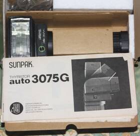 3075g Sunpak Sunpac Auto Electronic Flash Unit