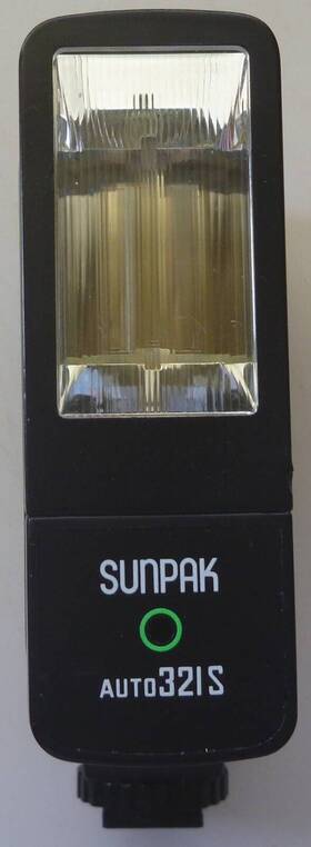 321s Sunpak Auto Swivel Head Flash. Tested. Made In Japan