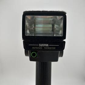 8200389 Sunpak Auto 522 Thyristor Handle Mount Flash Untested Without Cord Used Read 8200389 Sunpak Auto 522 Thyristor Handle Mount Flash Untested Without Cord Used Read