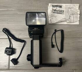 Auto622 Sunpak Auto 622 Pro System Flash With Manual - Inch Untested
