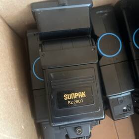 Bz2600 Sunpak Bz 2600 Vintage Shoe Mount Flash Tilt Swivel Bounce Electronic