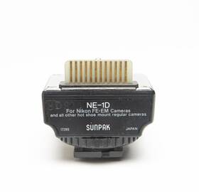 Ne-1d Sunpak Hot Shoe Dedicated Flash Module Nikon Fe Em Cameras 422d 444d 333d