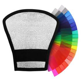 Sb-003 Toazoe Two-sides Flash Diffuser Softbox Silver/white Reflector For Canon Nikon Penta