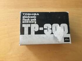 Tp-300 Toshiba Electronic Flash Unit Accessory With Original Box And Manual