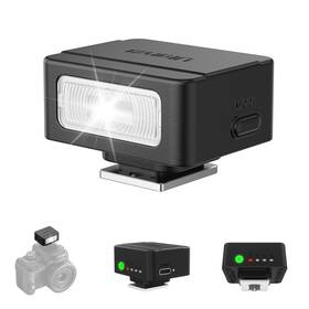 L131-au2 Ulanzi Sl01 Mini Flash Speedlite Gn8 6500k Camera Light For Canon Fuji Sony N