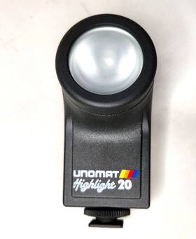 Dc20 Unomat Vintage 80s Highlight Vhs Camera Light Flash - Made In Germany