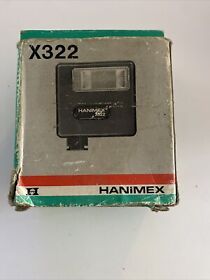 X322 Vintage Hanimex Electronic Flash In Original Packaging
