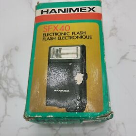 Sfx40 Vintage New In Box Hanimex Electronic Camera Flash