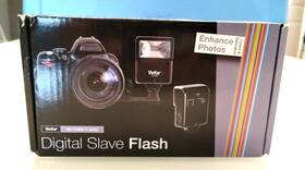 0010917 Vivitar Digital Slave Flash With Shoe Mount For Slr Camera